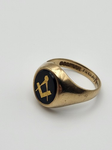 9ct yellow gold masonic - gold,