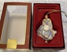 Lenox Cinderella Christmas Ornament Porcelain Disney Showcase hanging New