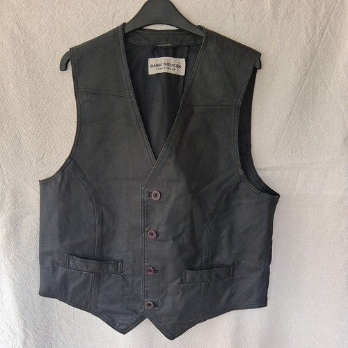 Basic stocks leather waistcoat - stocks,