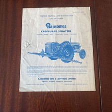 Ransomes Cropguard sprayers