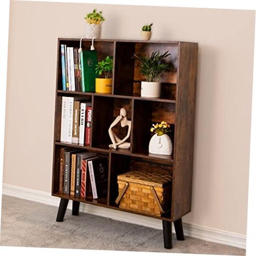 Cube bookshelf mid century - bookshelf,, mid-century