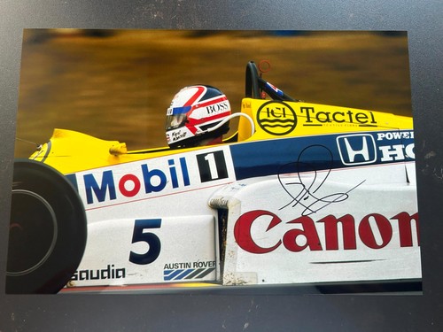 Signed sutton16x12 photo nigel - signed,