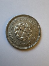 KING GEORGE VI SILVER COIN THREE PENCE 3D YEAR 1938