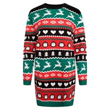 Womens Christmas Jumper Dress