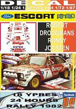 DECAL FORD ESCORT RS 1800 MKII