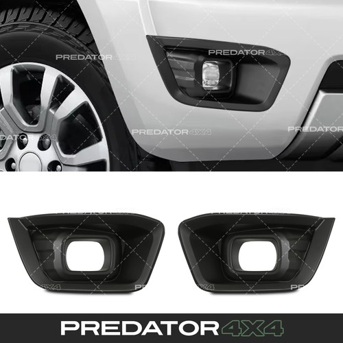 Black fog light covers - light,