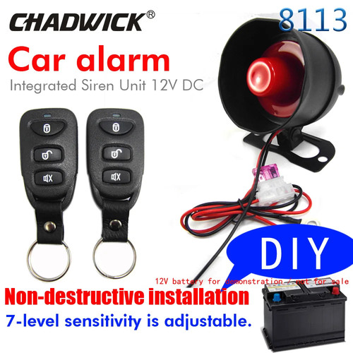 Universal 12v vehicle burglar - 12v,