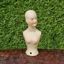 Antique Bisque Doll Torso Head