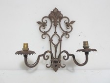 Antique iron wall light - antique,