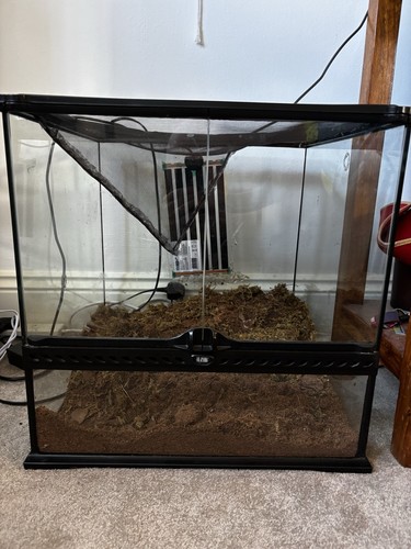 Glass terrarium 45x45x45cm - glass,