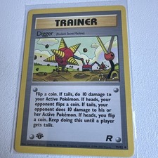 Digger 1st edition Team Rocket 75/82 WOTC vintage Pokemon 