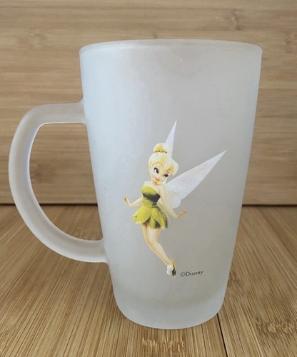 Tinkerbell frosted glass mug - tinkerbell,