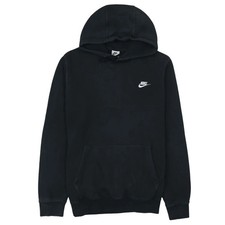 Nike 90's Swoosh Pullover Hoodie Large Black