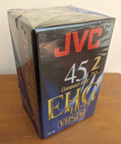 Two jvc compact vhs - jvc,