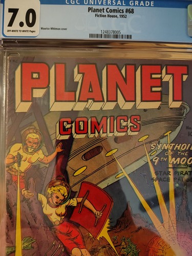 Planet comics cgc - #68, ow/w