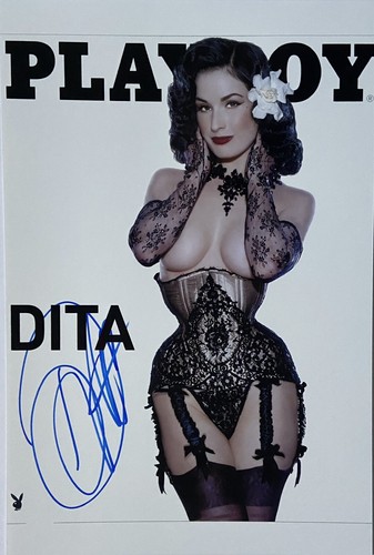 Dita von teese signed - teese,