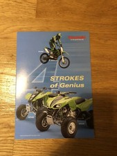Genuine KAWASAKI KFX700 KFX400 KX250 Motorcycle Range Sales Brochure (123)