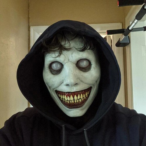 Smiling demons halloween mask - smiling,