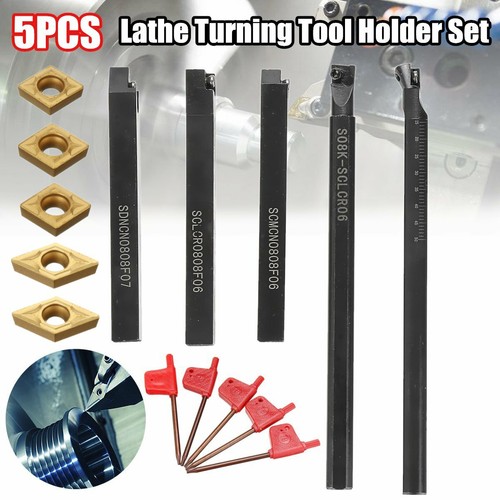 5pcs 8mm shank - 8mm, lathe
