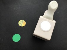 Martha Stewart 1” circle Craft Card Making Punch cutter