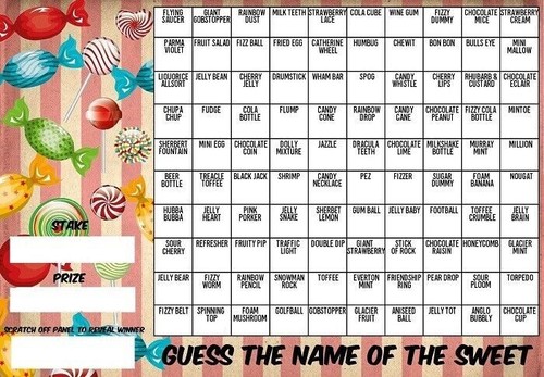 Guess the name sweet - guess, of
