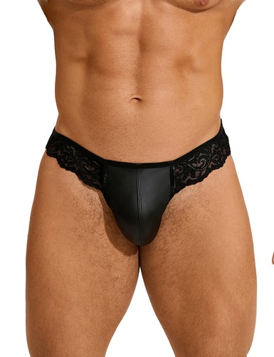 Men lace patent leather - lace,