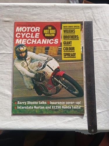 1972 motor cycle - motor,