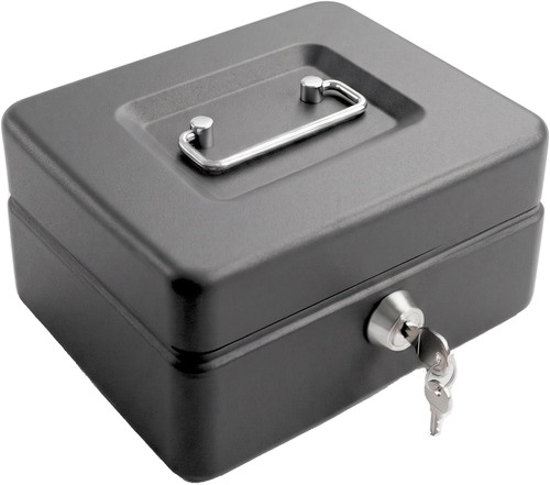 Steel money box - steel, safe