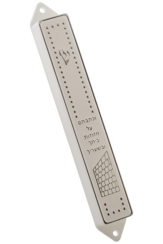 Plastic mezuzah case - mezuzah,