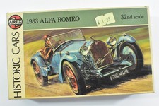 BNIB 1973 AIRFIX MODEL KIT 1:32 1933 8c ALFA ROMEO VINTAGE RACE  CAR