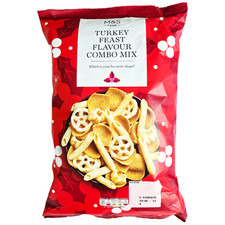 M&S Potato Combo Mix Crisps Turkey Feast Flavour 150g, Seasoned Snacks