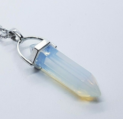 Opal pendant crystal - opal, necklace