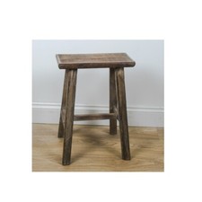 Rustic Stool Wooden Cottage
