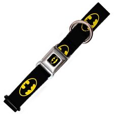 DESIGNER DOG COLLAR - BATMAN SHIELD - SMALL - BUCKLE DOWN DOG COLLAR - NOS