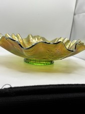 Carnival Glass Flutteted Bowl