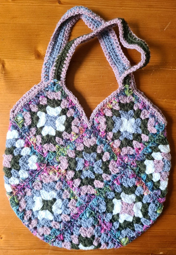 Hand crochet bag - ,