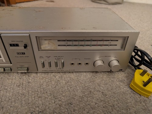 Hitachi e25 cassette deck - d-e25,