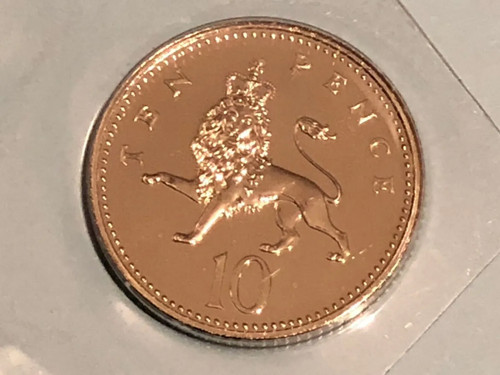 2002 10p crowned lion - 10p,