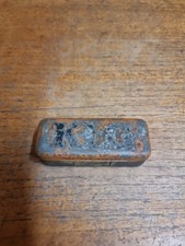 Vintage Klg Spark Plug Tin Can