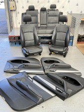 BMW X3 F25 M SPORT HEATED ELECTRIC MEMORY SEATS SET BLACK LEATHER