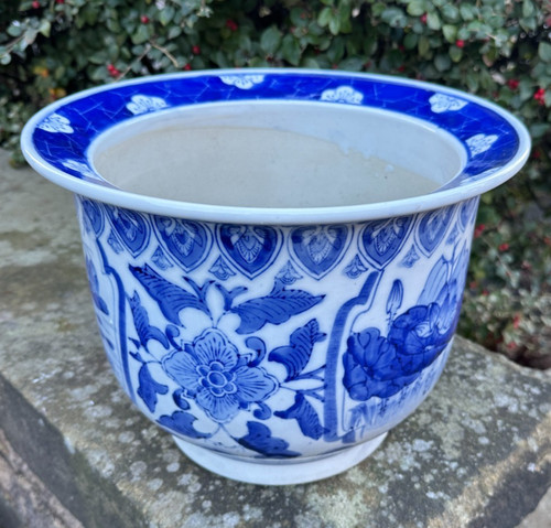 Large chinese porcelain blue - large,