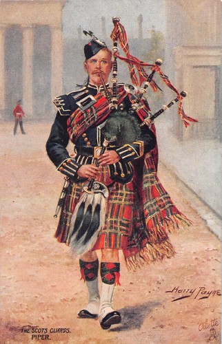 Postcard military the scots - postcard,