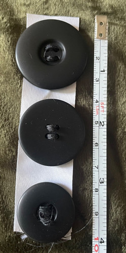Large black coat buttons - large,
