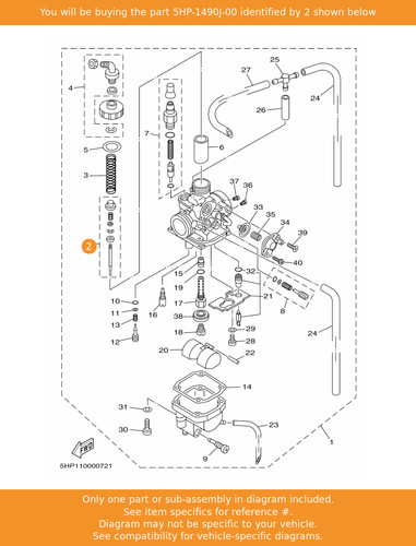 Yamaha needle set - needle,