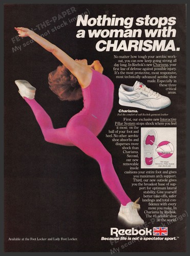 Reebok 1980s print - 1980s,