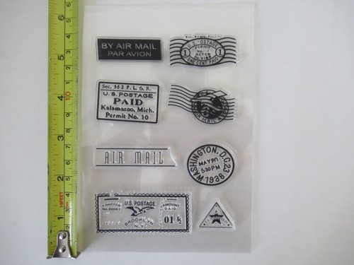 Types clear acrylic stamps - 6,