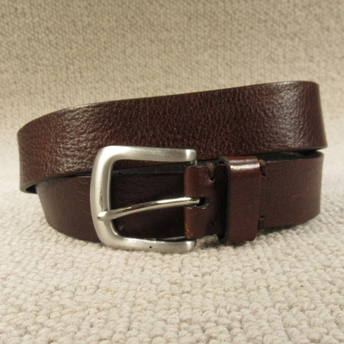 Vintage mens leather belt size - vintage,