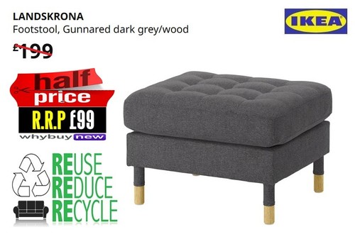 Rrp 199 ikea landskrona sofa - landskrona,