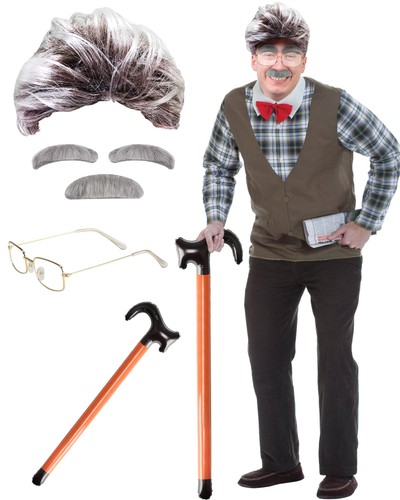 Grandad costume old - old, fancy