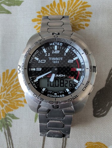 Tissot touch expert - t-touch, titanium